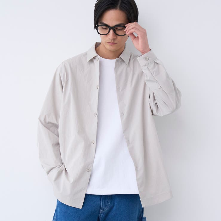 NATURAL | 楽はおりシャツ【ストレッチ、防シワ】 | coen【men】