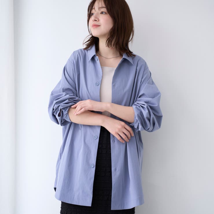 LT.BLUE | 楽はおりシャツ【ストレッチ、防シワ】 | coen【men】