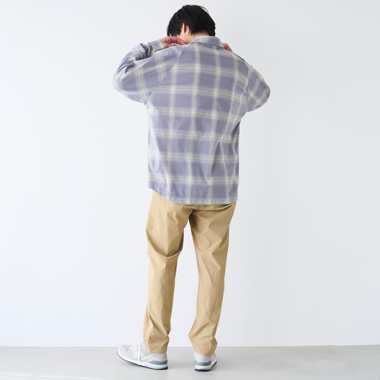 楽はおりオンブレチェックシャツ【ストレッチ、防シワ】 | coen【men】 | 詳細画像4 