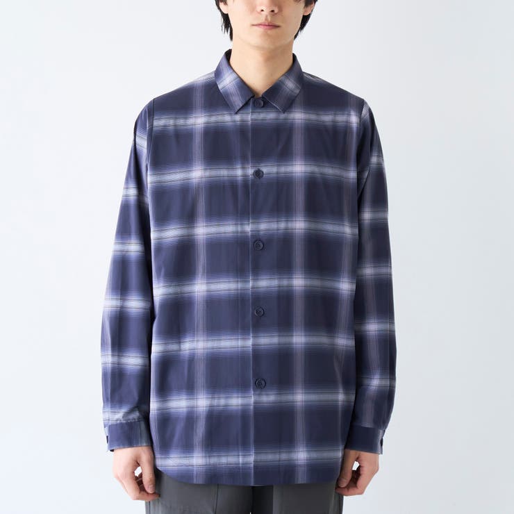 楽はおりオンブレチェックシャツ【ストレッチ、防シワ】 | coen【men】 | 詳細画像24 