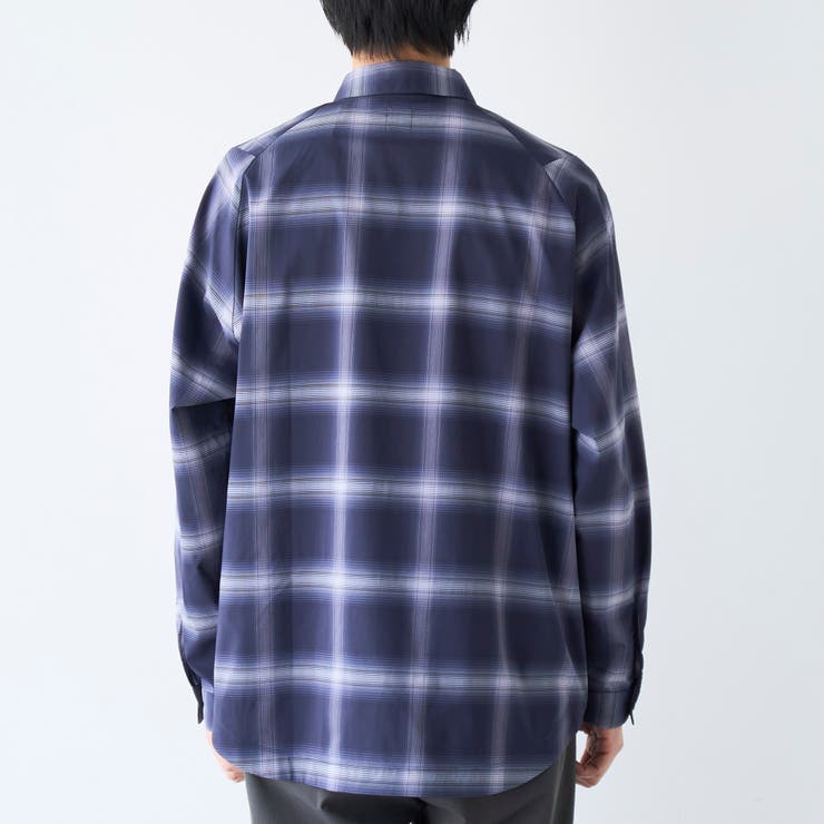 楽はおりオンブレチェックシャツ【ストレッチ、防シワ】 | coen【men】 | 詳細画像25 