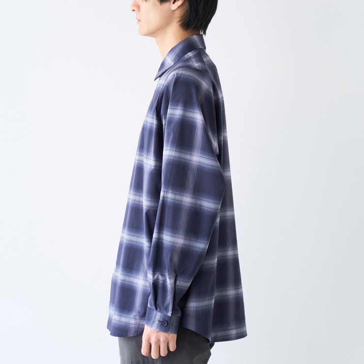 楽はおりオンブレチェックシャツ【ストレッチ、防シワ】 | coen【men】 | 詳細画像26 