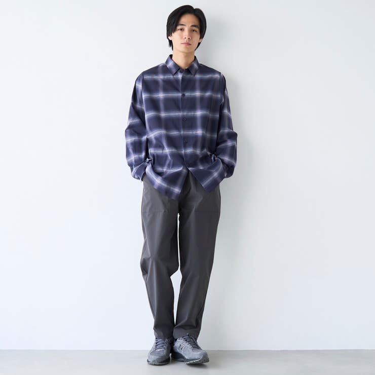 楽はおりオンブレチェックシャツ【ストレッチ、防シワ】 | coen【men】 | 詳細画像8 