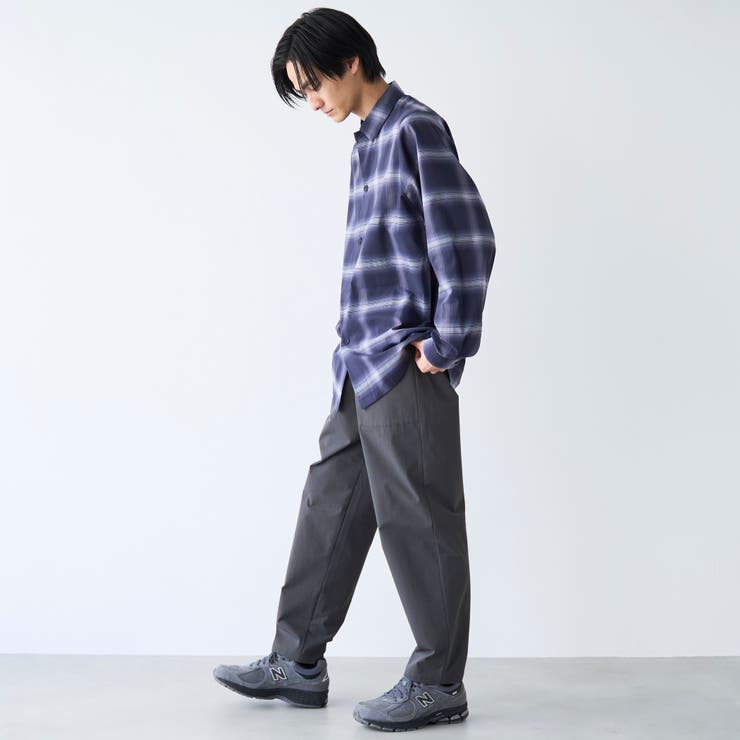 楽はおりオンブレチェックシャツ【ストレッチ、防シワ】 | coen【men】 | 詳細画像9 