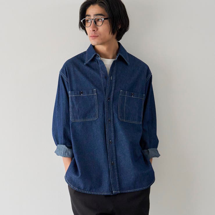 デニムワークシャツ | coen【men】 | 詳細画像1 
