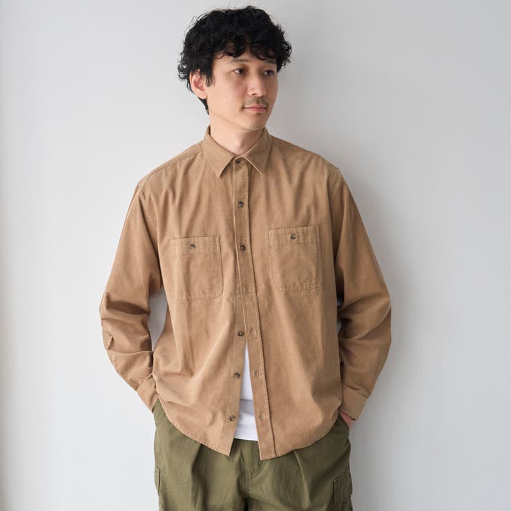 コーデュロイレギュラーカラーシャツ | coen【men】 | 詳細画像13 