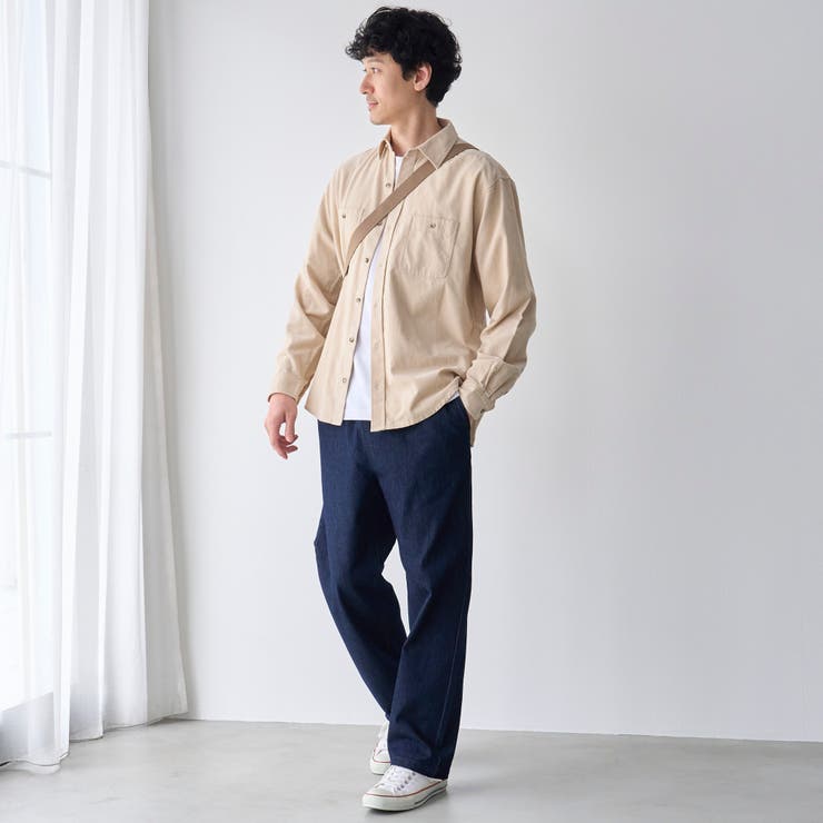 コーデュロイレギュラーカラーシャツ | coen【men】 | 詳細画像2 