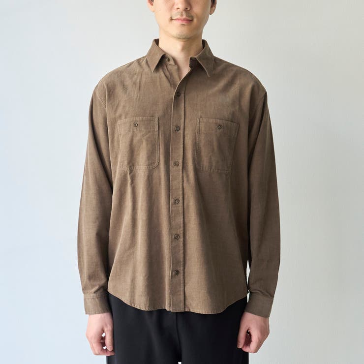 コーデュロイレギュラーカラーシャツ | coen【men】 | 詳細画像23 
