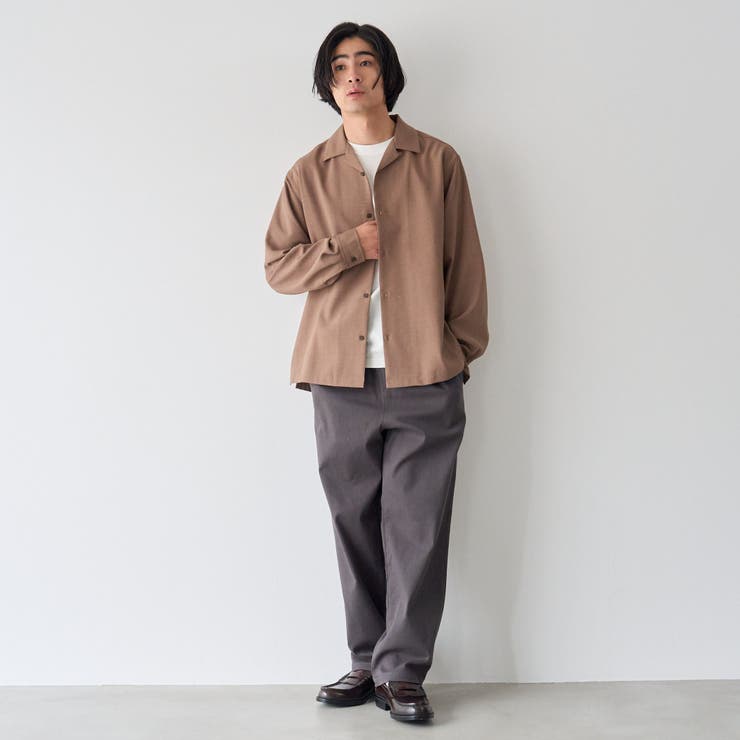 【通気性、UVカット】リラックスオータム無地シャツ | coen【men】 | 詳細画像8 