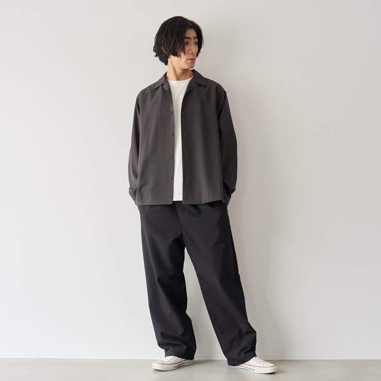 【通気性、UVカット】リラックスオータム無地シャツ | coen【men】 | 詳細画像2 