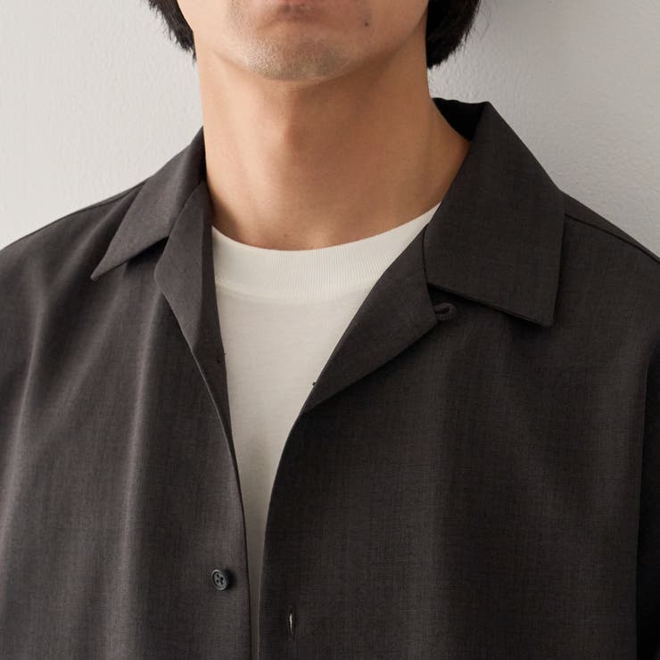 【通気性、UVカット】リラックスオータム無地シャツ | coen【men】 | 詳細画像7 