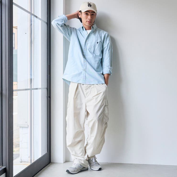 ベア刺繍 ベーシックハイカウントオックスフォード ボタンダウンシャツ | coen【men】 | 詳細画像13 