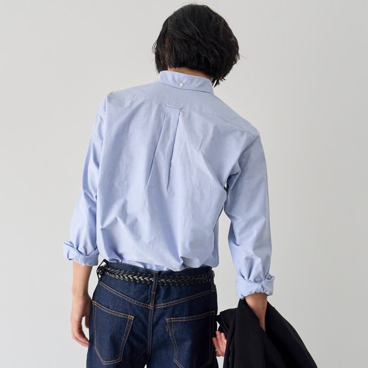 ベア刺繍 ベーシックハイカウントオックスフォード ボタンダウンシャツ | coen【men】 | 詳細画像24 