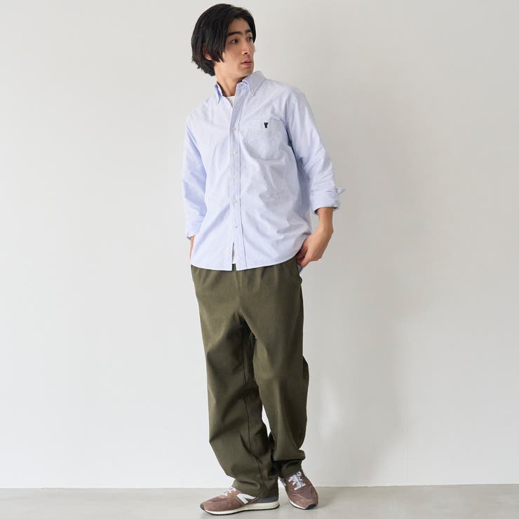 ベア刺繍 ベーシックハイカウントオックスフォード ボタンダウンシャツ | coen【men】 | 詳細画像26 