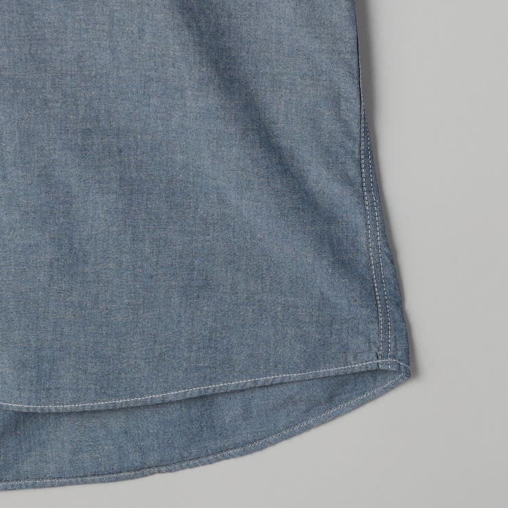 ワンポイントベア刺繍 ボタンダウンシャンブレーシャツ | coen【men】 | 詳細画像16 