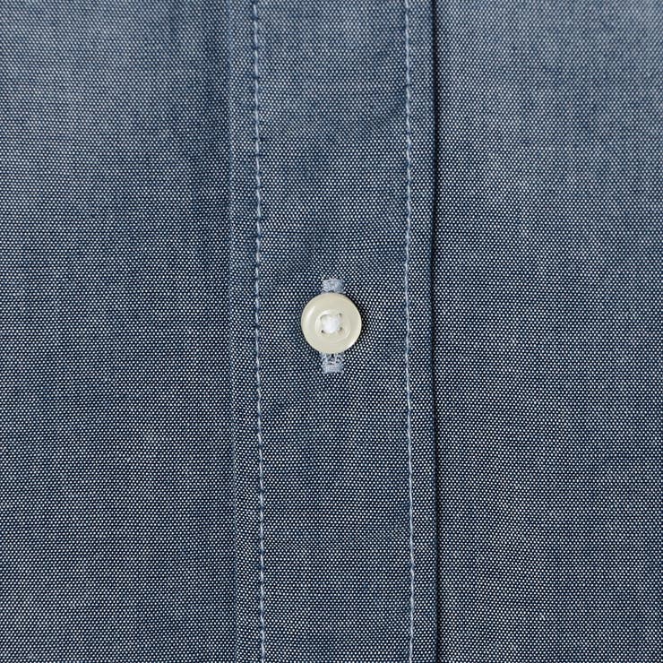 ワンポイントベア刺繍 ボタンダウンシャンブレーシャツ | coen【men】 | 詳細画像17 