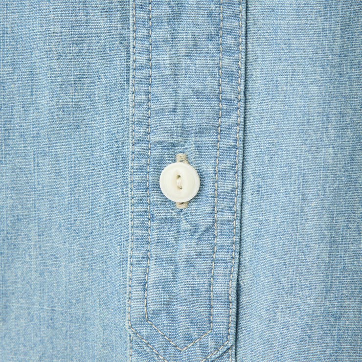 ベーシックシャンブレーワークシャツ | coen【men】 | 詳細画像14 