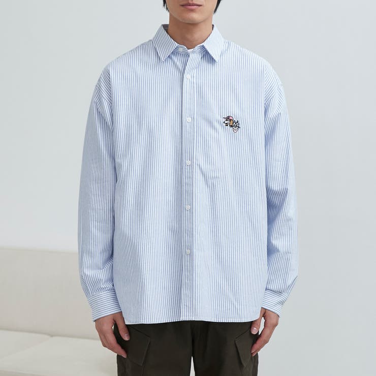 YUJIRO KOYAMA（小山ゆうじろう）コラボストライプオックスシャツ | coen【men】 | 詳細画像12 