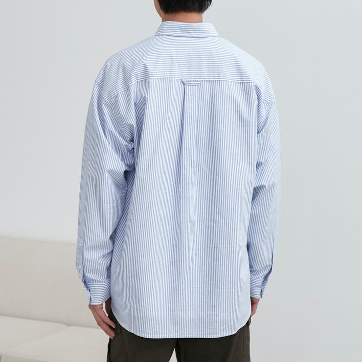 YUJIRO KOYAMA（小山ゆうじろう）コラボストライプオックスシャツ | coen【men】 | 詳細画像14 