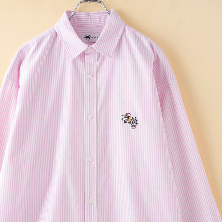 LT.PINK | YUJIRO KOYAMA（小山ゆうじろう）コラボストライプオックスシャツ | coen【men】