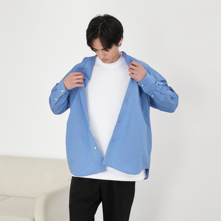 ブロードバンドカラーシャツ | coen【men】 | 詳細画像6 