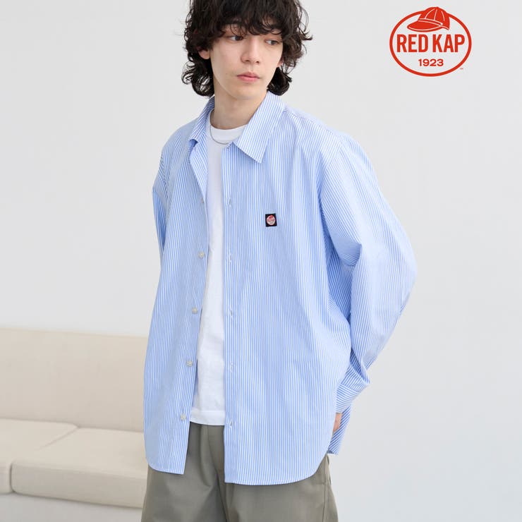 LT.BLUE | 【REDKAP/レッドキャップ】別注ロングスリーブワークシャツ | coen【men】
