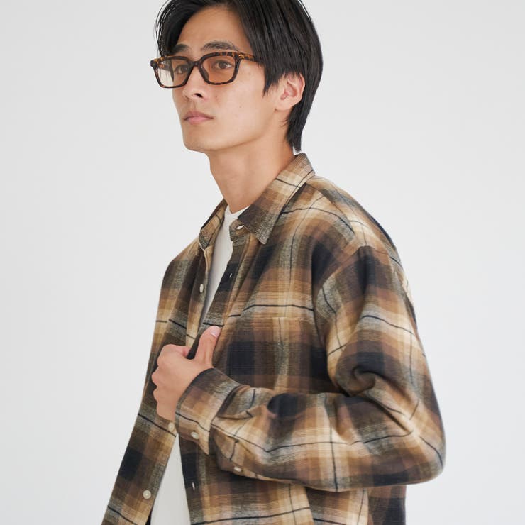 USA COTTONソフトフランネルシャツ（チェック） | coen【men】 | 詳細画像15 