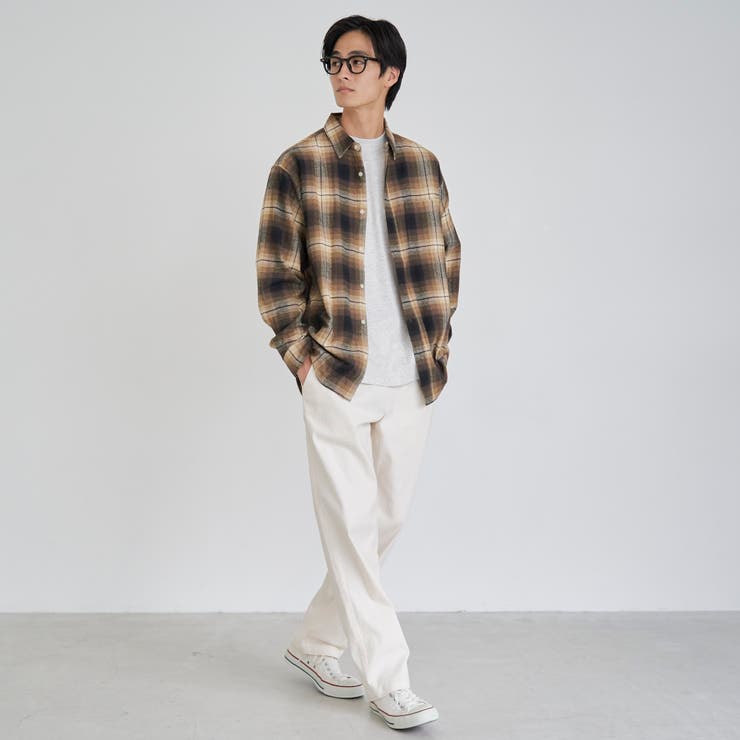 USA COTTONソフトフランネルシャツ（チェック） | coen【men】 | 詳細画像17 