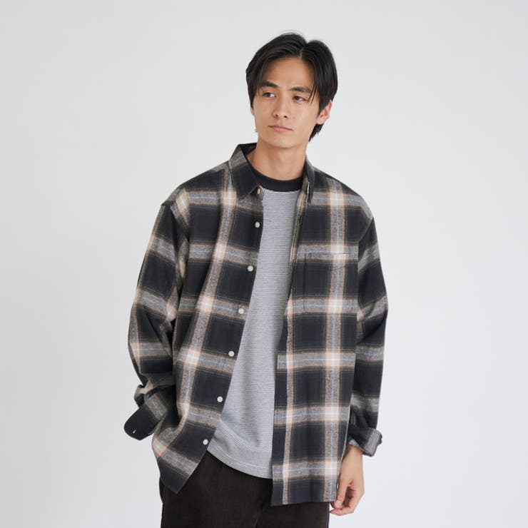 USA COTTONソフトフランネルシャツ（チェック） | coen【men】 | 詳細画像19 