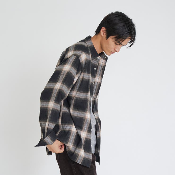 USA COTTONソフトフランネルシャツ（チェック） | coen【men】 | 詳細画像21 
