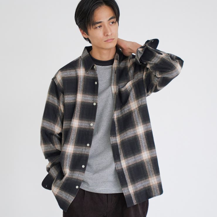 その他3 | USA COTTONソフトフランネルシャツ（チェック） | coen【men】