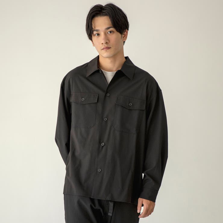 TRストレッチCPOシャツジャケット(セットアップ対応)[品番：COEW0002144]｜coen  OUTLET（コーエンアウトレット）のメンズファッション通販｜SHOPLIST（ショップリスト）