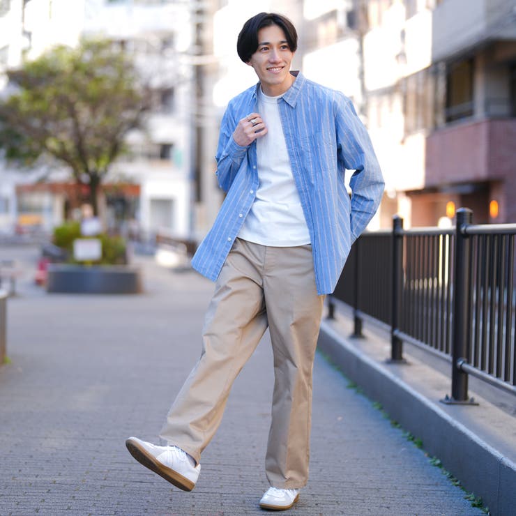 強撚ブロードストライプシャツ | coen【men】 | 詳細画像5 