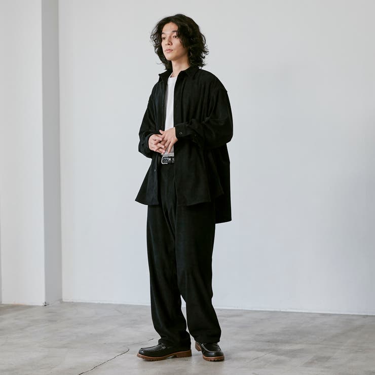 ビッグシルエットコーデュロイシャツジャケット[品番：COEW0004796