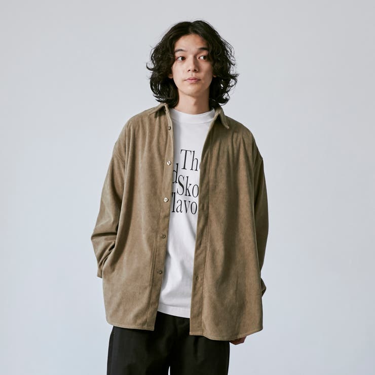 ビッグシルエットコーデュロイシャツジャケット | coen【men】 | 詳細画像2 