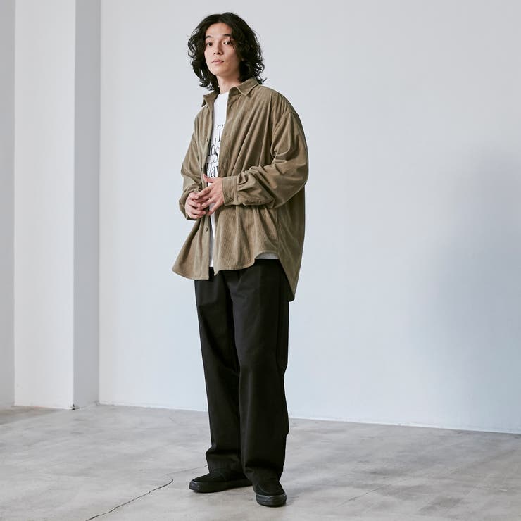 ビッグシルエットコーデュロイシャツジャケット | coen【men】 | 詳細画像3 