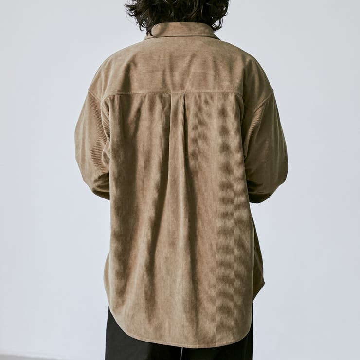 ビッグシルエットコーデュロイシャツジャケット | coen【men】 | 詳細画像16 
