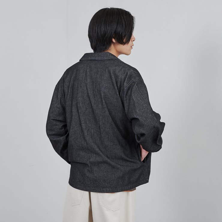 ビッグシルエットコーチデニムシャツ | coen【men】 | 詳細画像10 