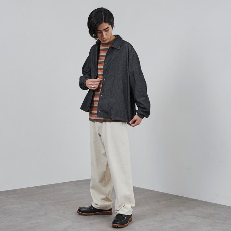ビッグシルエットコーチデニムシャツ | coen【men】 | 詳細画像11 