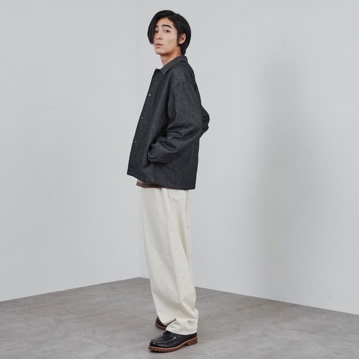 ビッグシルエットコーチデニムシャツ | coen【men】 | 詳細画像12 