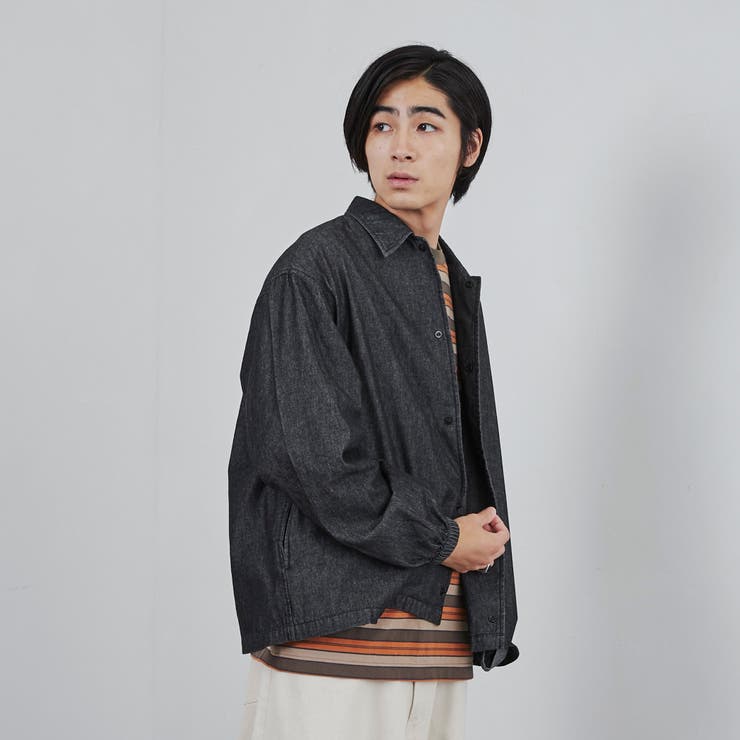 ビッグシルエットコーチデニムシャツ | coen【men】 | 詳細画像5 