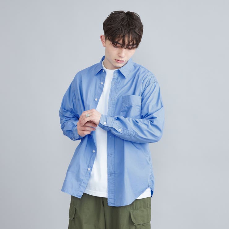 ブロードレギュラーカラーシャツ[品番：COEW0005182]｜coen【men】（コーエン）のメンズファッション通販｜SHOPLIST（ショップリスト）