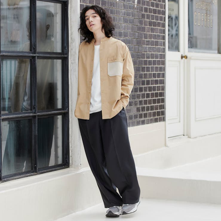 COOL&DRYエンボスオープンカラーシャツ（WEB限定カラー）[品番