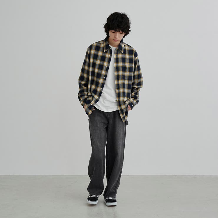 オンブレチェック フランネルシャツ[品番：COEW0006673]｜coen【men