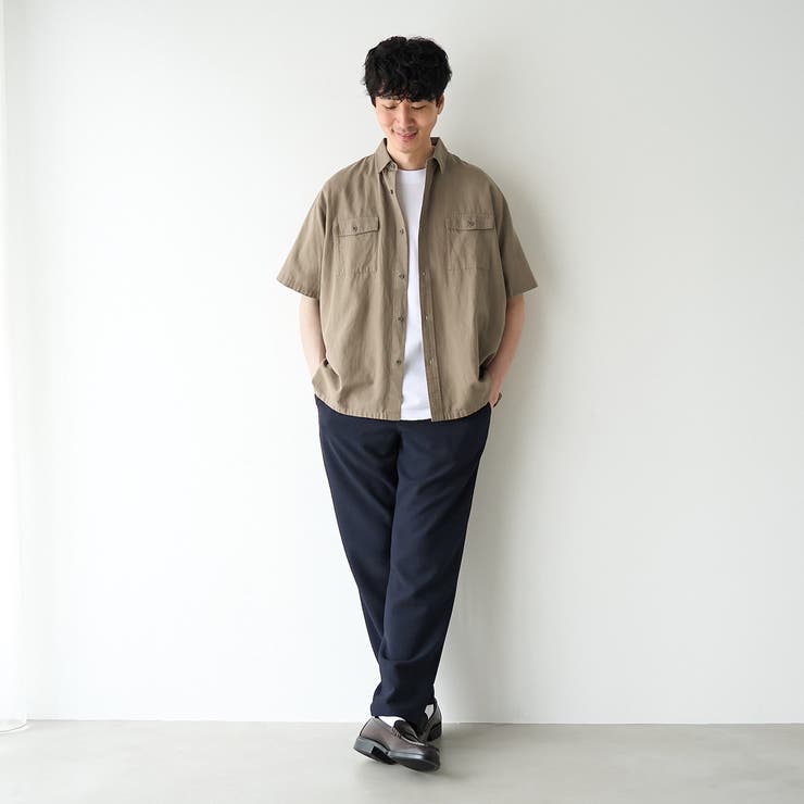 ＜父の日ギフトにもおすすめ＞綿麻リラックスシャツ | coen【men】 | 詳細画像17 
