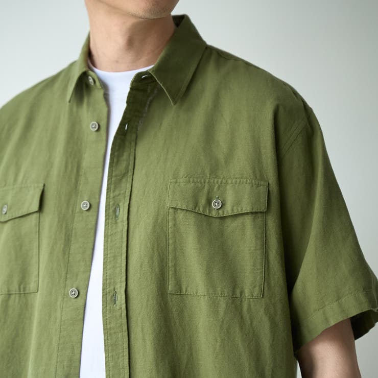 ＜父の日ギフトにもおすすめ＞綿麻リラックスシャツ | coen【men】 | 詳細画像24 
