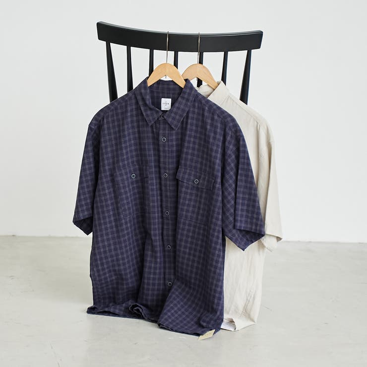 NAVY | ＜父の日ギフトにもおすすめ＞綿麻リラックスシャツ | coen【men】