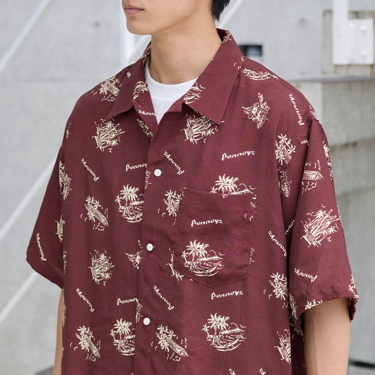PenneysHAWAII(ペニーズハワイ)別注トロピカル柄シャツ | coen【men】 | 詳細画像15