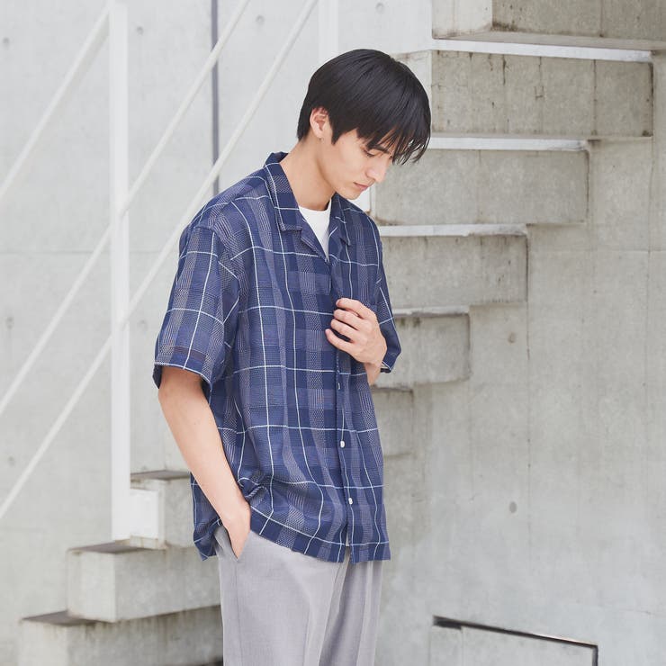 絡み織りチェックシャツ | coen【men】 | 詳細画像6 