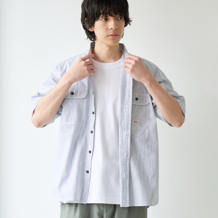 WHITE | SMITH’S（スミス）別注 ショートスリーブワークシャツ | coen【men】